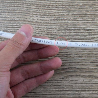 PE vandens vamzdis - Vamzdelis 1/4" 6,5 mm - greitosioms