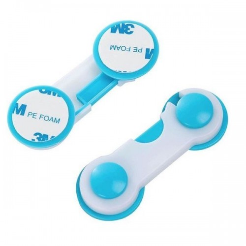 Spintos užraktas - atidarymo apsauga - mėlyna-balta-Pagrindinis