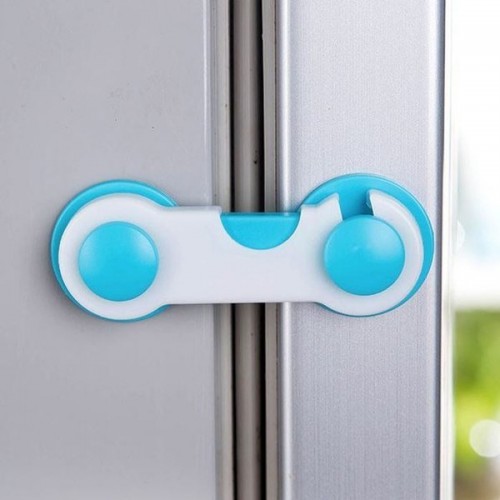 Spintos užraktas - atidarymo apsauga - mėlyna-balta-Pagrindinis