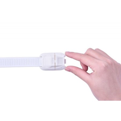 Šaldytuvo spintelės stalčiaus užraktas - balta - apsauga nuo