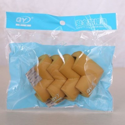 Apsauginis putplasčio kampas - oranžinė - 4 vnt - krašto