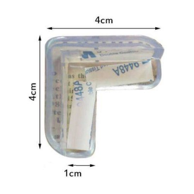 Silikoninis apsauginis kampas - kampinis L - 4 vnt - krašto