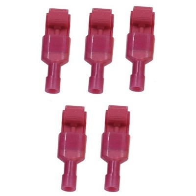 5 vnt. greitų-jungtys ir adapteriai - raudona - Kabelio