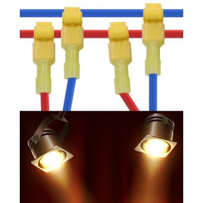 5 vnt. greitų-jungtys ir adapteriai - raudona - Kabelio