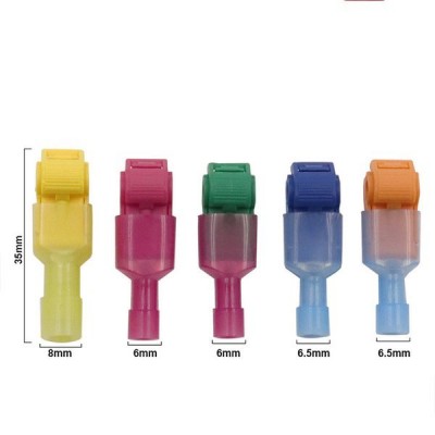 5 vnt. greitų-jungtys ir adapteriai - raudona - Kabelio