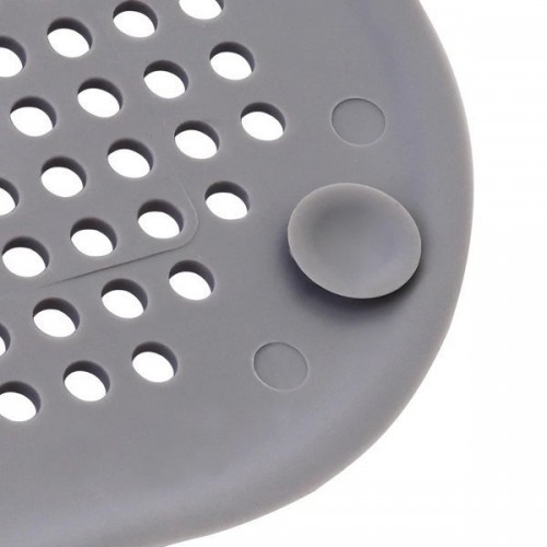 Kriauklės silikoninis sietelis - baltas kvadratas - Vonios Kriauklės silikoninis sietelis - baltas kvadratas - Vonios