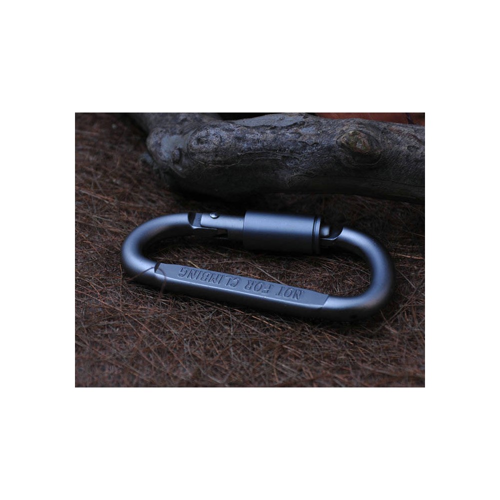 Aliumininis užsukamas kabliukas s-D - 80 mm - Karabinas - Aliumininis užsukamas kabliukas s-D - 80 mm - Karabinas -