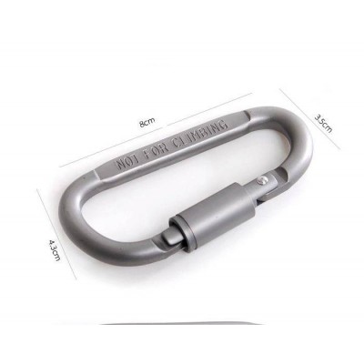 Aliumininis užsukamas kabliukas s-D - 80 mm - Karabinas -