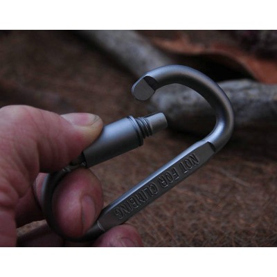 Aliumininis užsukamas kabliukas s-D - 80 mm - Karabinas -