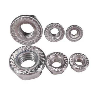 Šešiakampė veržlė su apykakle - M5 - 10 vnt - cinkuota -