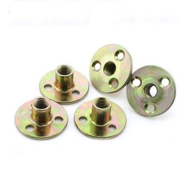 Užveržiamoji veržlė M6 6x25x1,2 su kakliuku - 3-skylė-