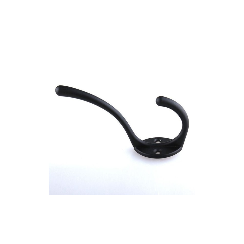 Dvigubas sieninis laikiklis - juoda - A2822 - Metalinis