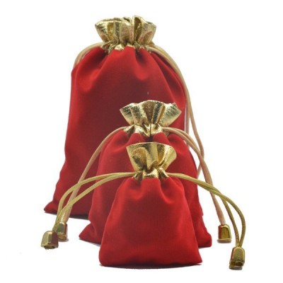 Zomšinis krepšys - mėlyna 12x15cm - Juvelyrinių dirbinių dovanų