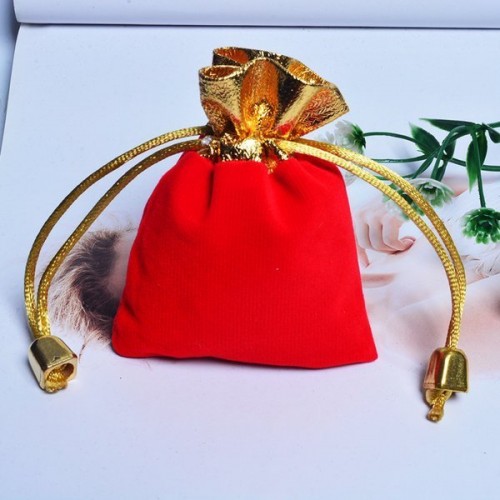 Zomšinis krepšys - raudona 7x9cm - Juvelyrinių dirbinių dovanų Zomšinis krepšys - raudona 7x9cm - Juvelyrinių dirbinių dovanų