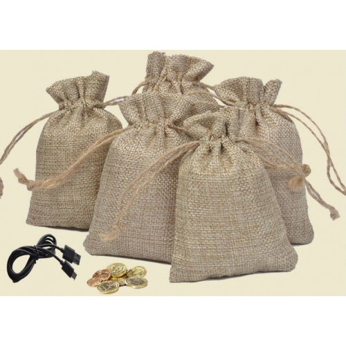 Medžiaginis maišelis su virvele 10x15cm - Prieskonių maišelis Medžiaginis maišelis su virvele 10x15cm - Prieskonių maišelis