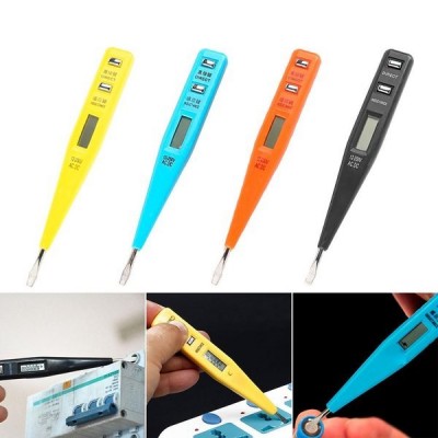 Testeris - skaitmeninis įtampos testeris - 12-230V - LCD -