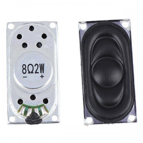 Mini garsiakalbis 2W 8 Ohm 20x40mm - skirtas užrašų knygutei Mini garsiakalbis 2W 8 Ohm 20x40mm - skirtas užrašų knygutei