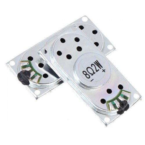 Mini garsiakalbis 2W 8 Ohm 20x40mm - skirtas užrašų knygutei Mini garsiakalbis 2W 8 Ohm 20x40mm - skirtas užrašų knygutei