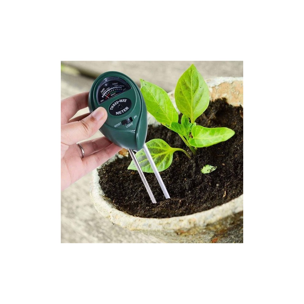 3-in-1 sodininkystės matuoklis - Dirvos pH matuoklis - 3-in-1 sodininkystės matuoklis - Dirvos pH matuoklis -