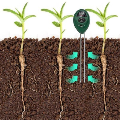 3-in-1 sodininkystės matuoklis - Dirvos pH matuoklis -