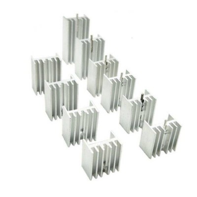 TO220 aliuminio radiatorius - 30x15x10 mm - su adata-