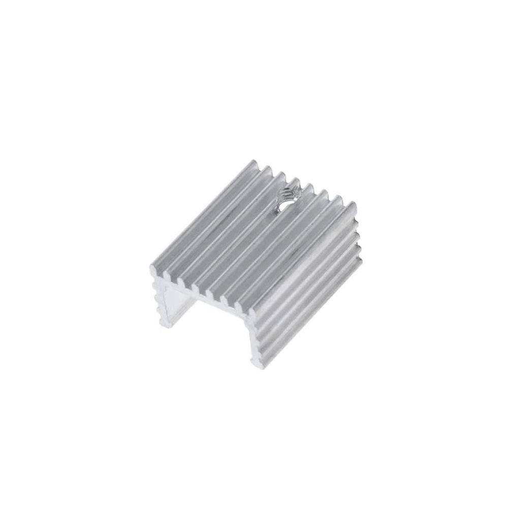 Aliuminio radiatorius TO220 - 10 vnt - 17x15x7 mm-