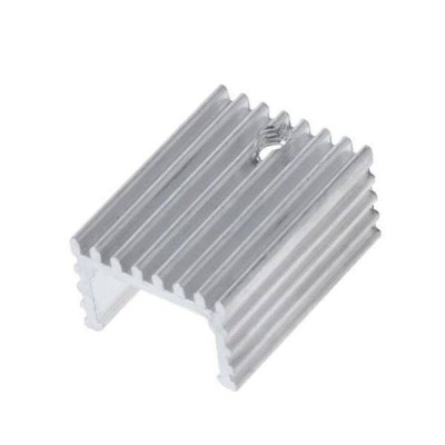 Aliuminio radiatorius TO220 - 10 vnt - 17x15x7 mm-