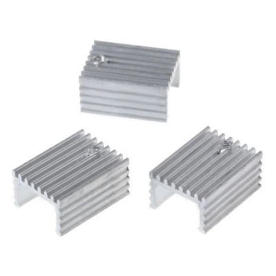 Aliuminio radiatorius TO220 - 10 vnt - 17x15x7 mm-