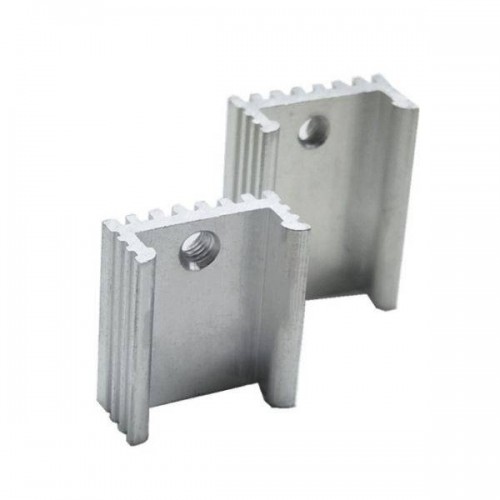 Aliuminio radiatorius TO220 - 10 vnt - 17x15x7 mm-