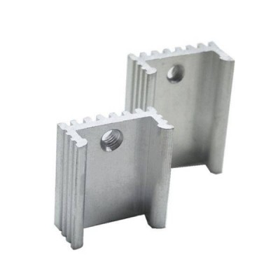 Aliuminio radiatorius TO220 - 10 vnt - 17x15x7 mm-