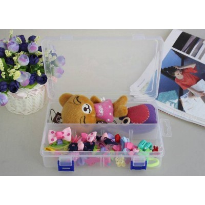 Organizatorius 2 skyriai 201x135x46 mm - smulkių daiktų laikymo