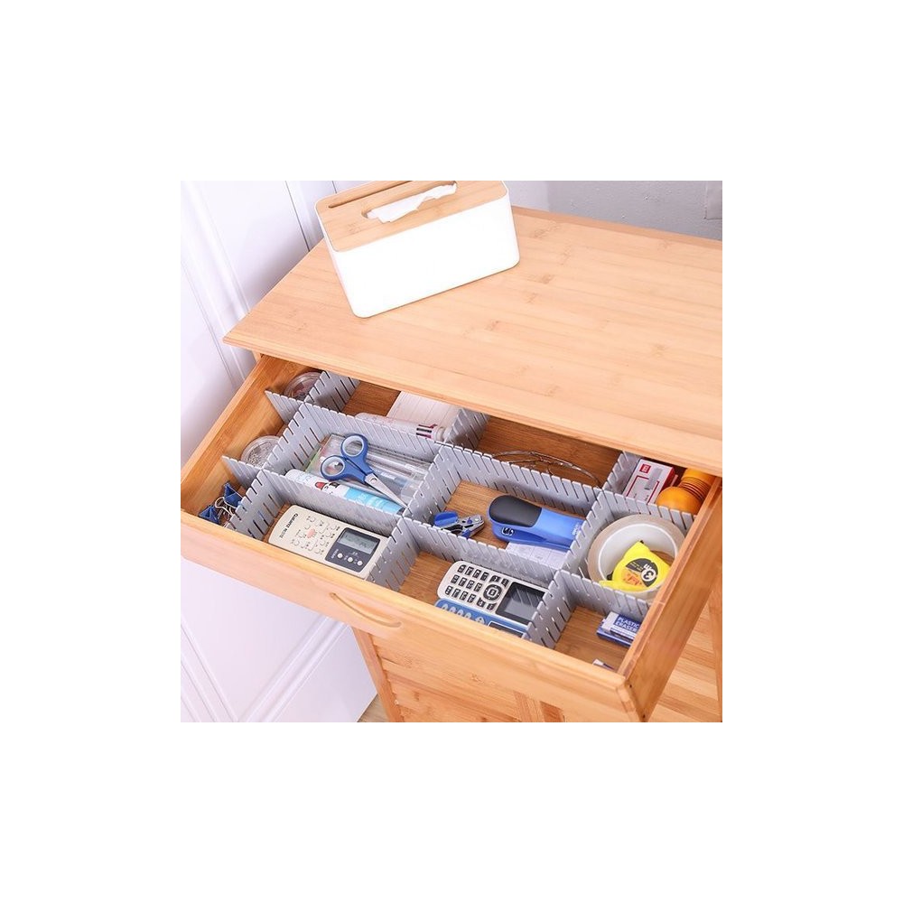 Stalčių pertvaros 47x7cm - Spintos organizatorius - 4