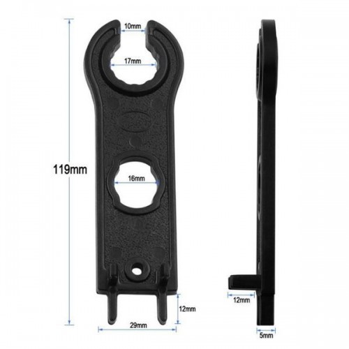 MC4 saulės jungčių veržliaraktis, skirtas fotovoltinėms MC4 saulės jungčių veržliaraktis, skirtas fotovoltinėms