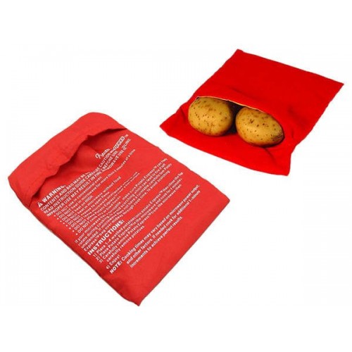 Mikrobangų krosnelėje kepamų bulvių kepimo rankovė - Bulvių Mikrobangų krosnelėje kepamų bulvių kepimo rankovė - Bulvių