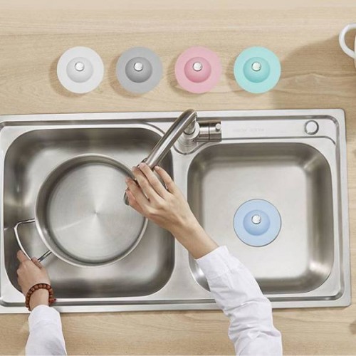 Kamštis su sieteliu - Silikoninis kamštis praustuvo Kamštis su sieteliu - Silikoninis kamštis praustuvo