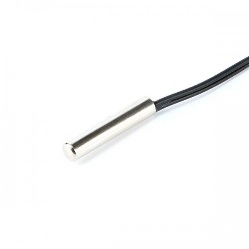 Temperatūros jutiklis - NTC 10K su metaliniu, vandeniui Temperatūros jutiklis - NTC 10K su metaliniu, vandeniui