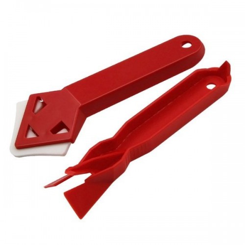 Klijų ir silikono šalinimo grandikliai - 2 vnt - mentele - Klijų ir silikono šalinimo grandikliai - 2 vnt - mentele -