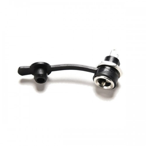 DC 022B 2,1/5,5 mm maitinimo lizdas - prisukamas - Kištukas