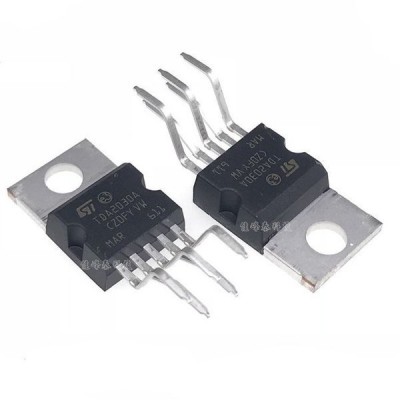 TDA2030A garso galios stiprintuvas - IC - dviejų kanalų