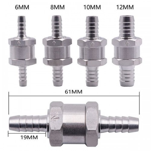 6 mm atbulinis vožtuvas - vienkryptis - aliuminis-Pagrindinis 6 mm atbulinis vožtuvas - vienkryptis - aliuminis-Pagrindinis