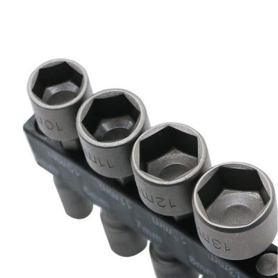 Kištukiniai veržliarakčiai 9 vnt. 5-13 mm - universalūs varžtų