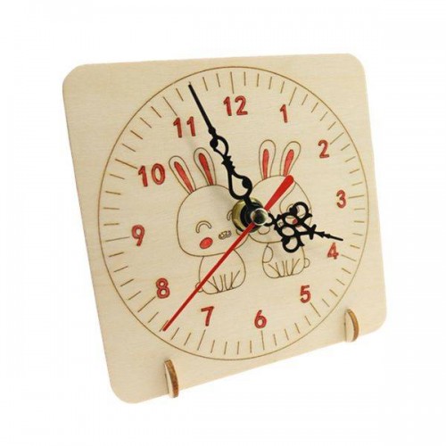 Vaikų laikrodis - PASIDARYK PATS - Medinis mokomasis Vaikų laikrodis - PASIDARYK PATS - Medinis mokomasis