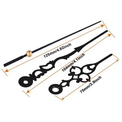 Kvarcinis sieninio laikrodžio mechanizmas su dekoratyvinėmis