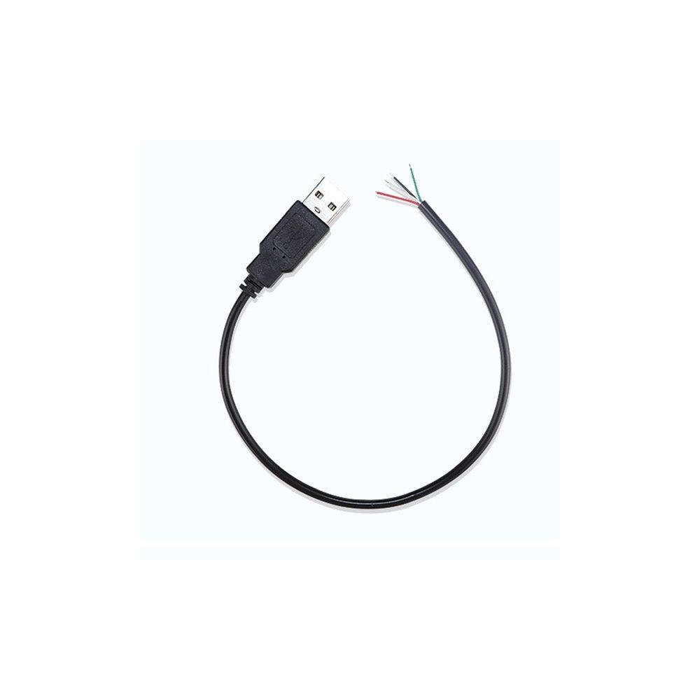 USB kištukas su 30 cm kabeliu - USB maitinimo laidas-Pagrindinis USB kištukas su 30 cm kabeliu - USB maitinimo laidas-Pagrindinis