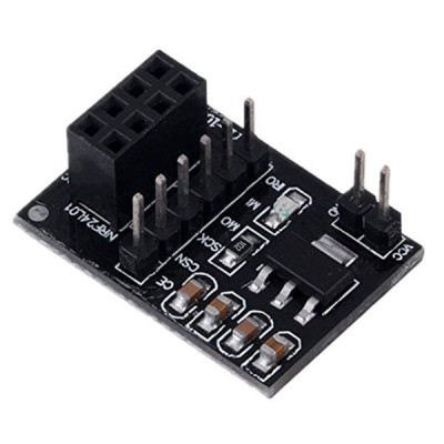 Belaidžio modulio NRF2 adapteris4L01 - 8PIN plokštė-