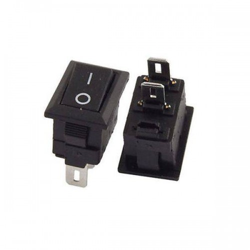 Kibernetinis jungiklis bistabilus KCD1 - juoda - 21x15 mm - Kibernetinis jungiklis bistabilus KCD1 - juoda - 21x15 mm -