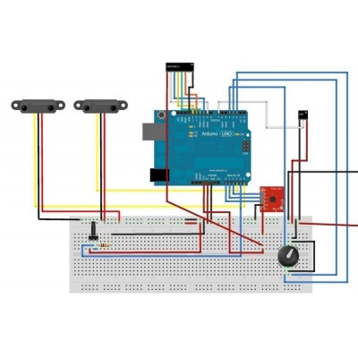 Kontaktinė plokštelė 170 laukų - SYB-170 - žalias - prototipo