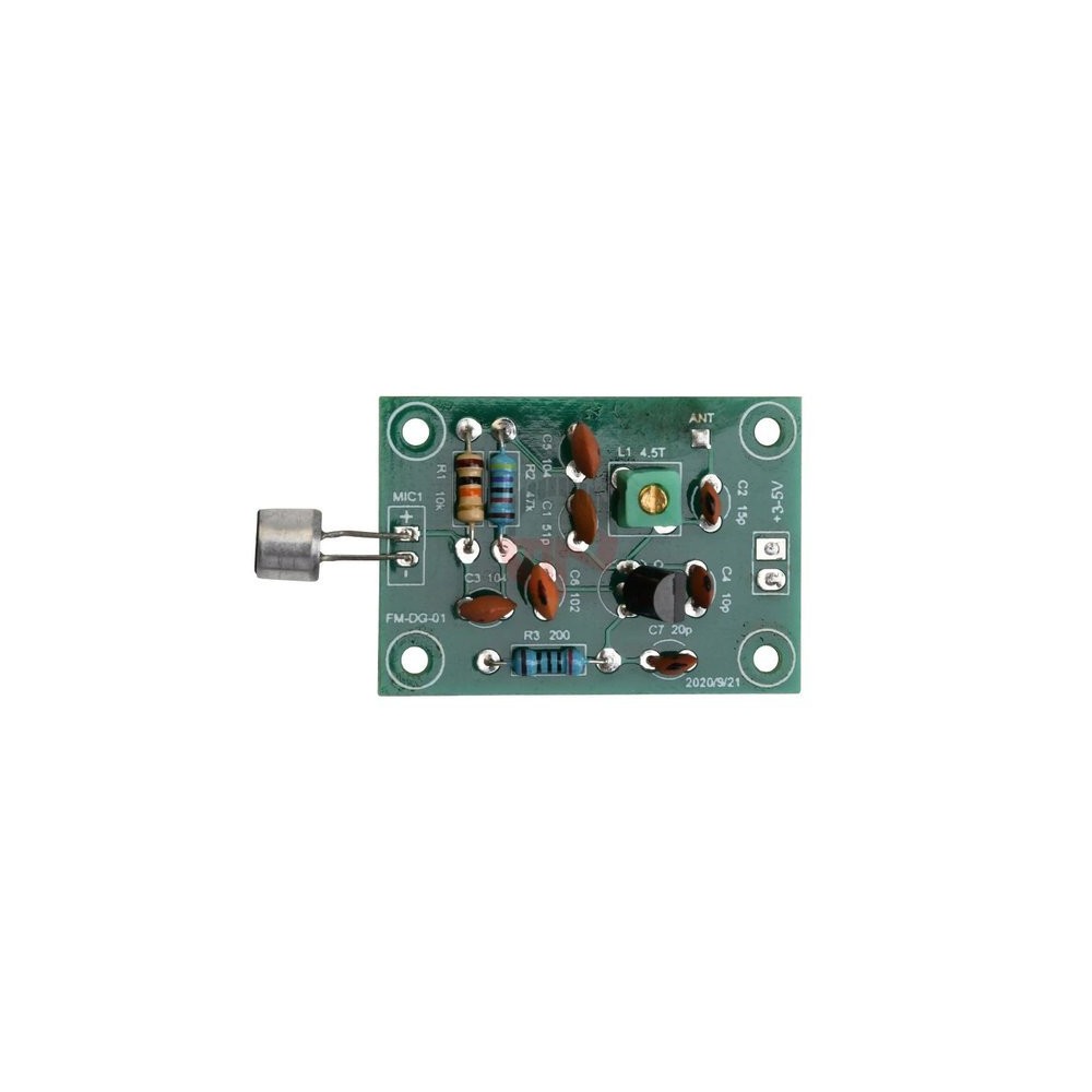 Belaidžio mikrofono modulis 91-103 MHz - 3-5V - mini FM