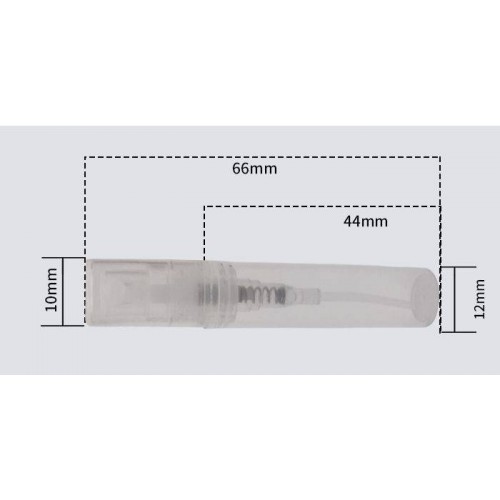 Buteliukas su purkštuku 3ml - mini kvepalų Buteliukas su purkštuku 3ml - mini kvepalų