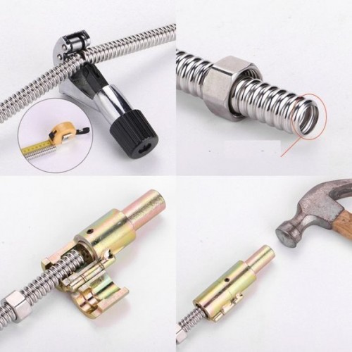 1/2" veržlė iš 304 nerūdijančiojo plieno, skirta 16 mm 1/2" veržlė iš 304 nerūdijančiojo plieno, skirta 16 mm